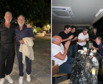 Las mejores fotos del cumpleaños sorpresa de Guillermo Francella