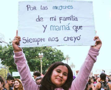 El 8M en fotos: las mejores postales que dejó la marcha por el Día de la Mujer