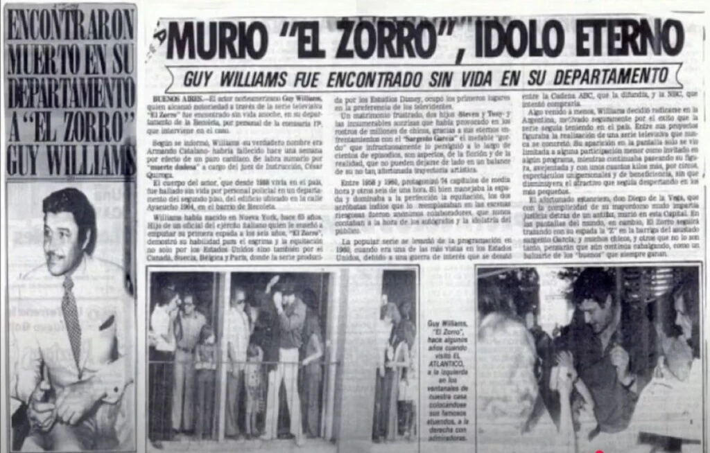 Guy Williams, el Zorro