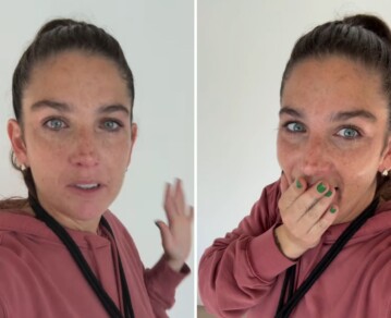 La emoción de Juana Repetto al ver los importantes avances en la construcción de su casa