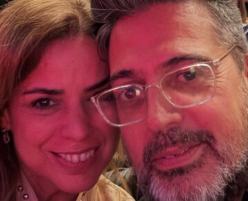 Rolando Barbano compartió imágenes de la romántica salida con Marina Calabró