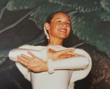 Las fotos inéditas de Pampita: así recordó sus comienzos en la danza clásica