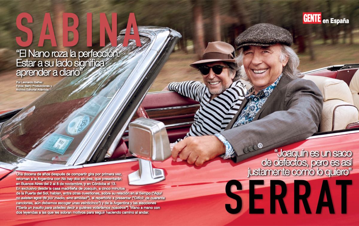 Sabina y Serrat