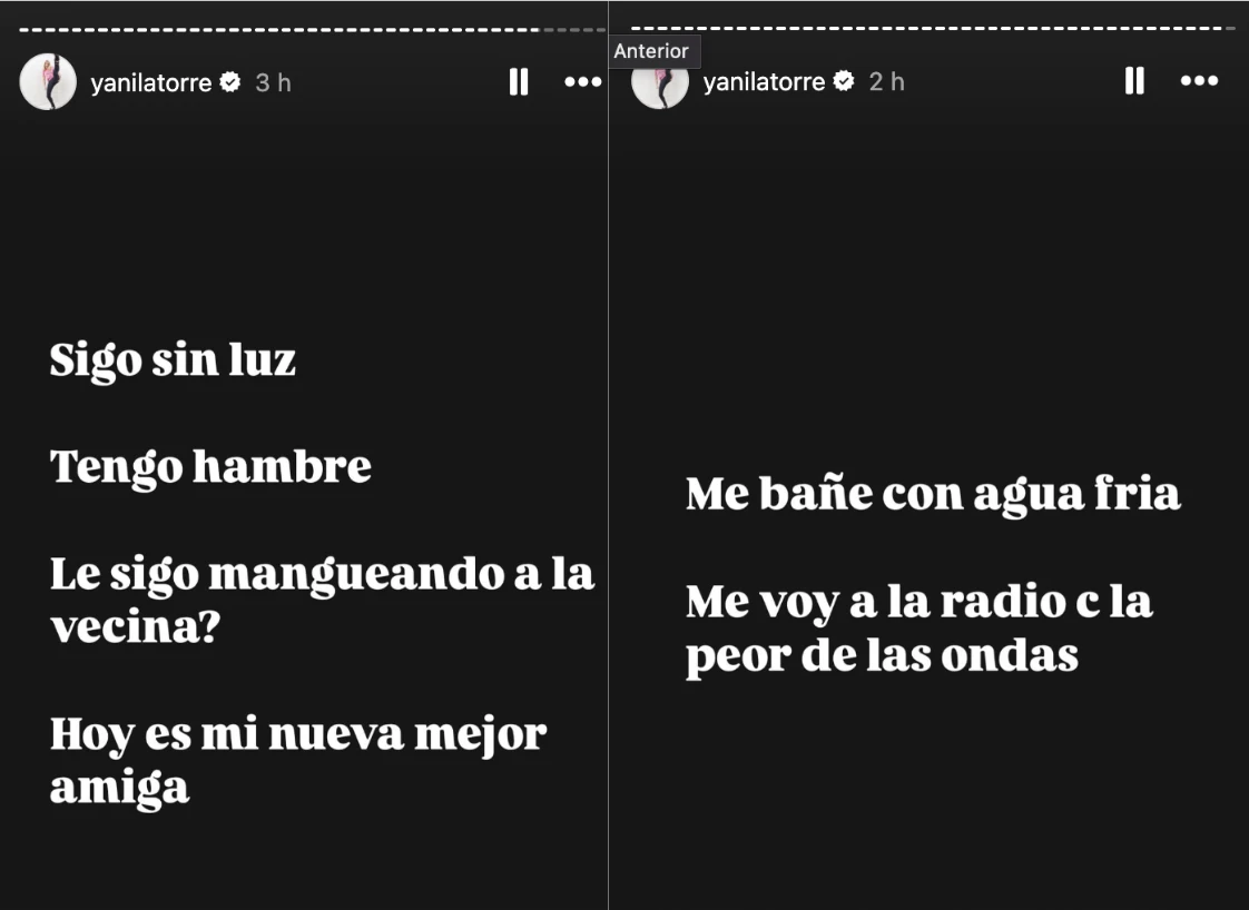 Así cerró su tarde de furia Yanina Latorre.