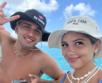 Las fotos de la increíble luna de miel de Facundo Ambrosioni y Camila Triviño: "Nos merecíamos esto"