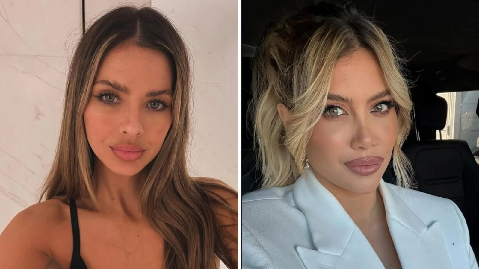 la China Suárez y Wanda Nara