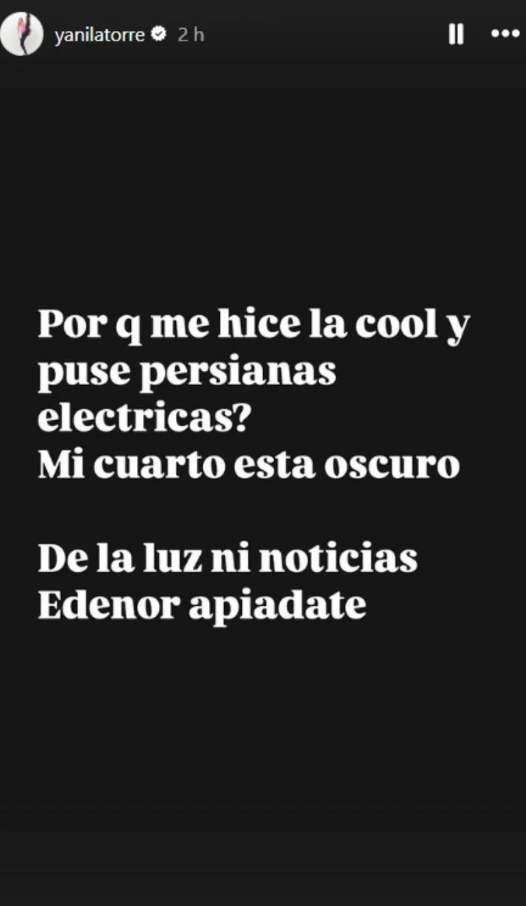 Yanina Latorre dedicó varias historias de Instagram para dar detalles de este problema que la invadió durante este martes.