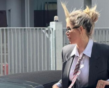 Las impactantes primeras fotos de Wanda Nara llegando a la audiencia de divorcio de Mauro Icardi en Italia