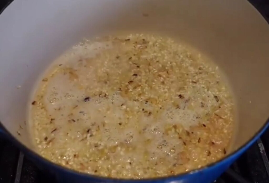 Esteban Bullrich y su hija Sol preparan Risotto de nuez
