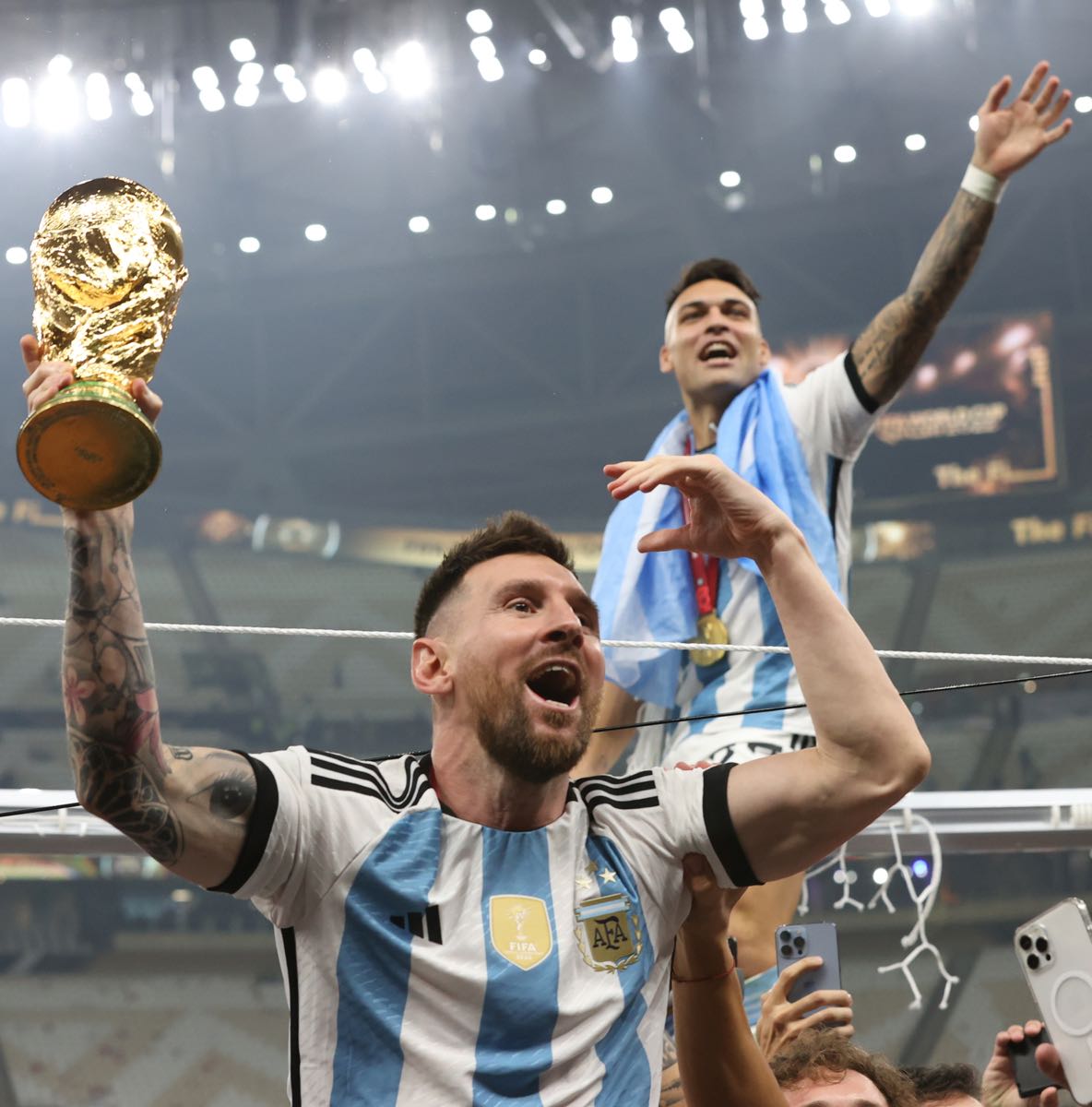 Argentina and Francia during the World Cup FIFA Qatar 2022 final match at Lusail Stadium in Al Daayen, Doha, Qatar, on December 18, 2022. (Alejandro PAGNI / PHOTOXPHOTO)