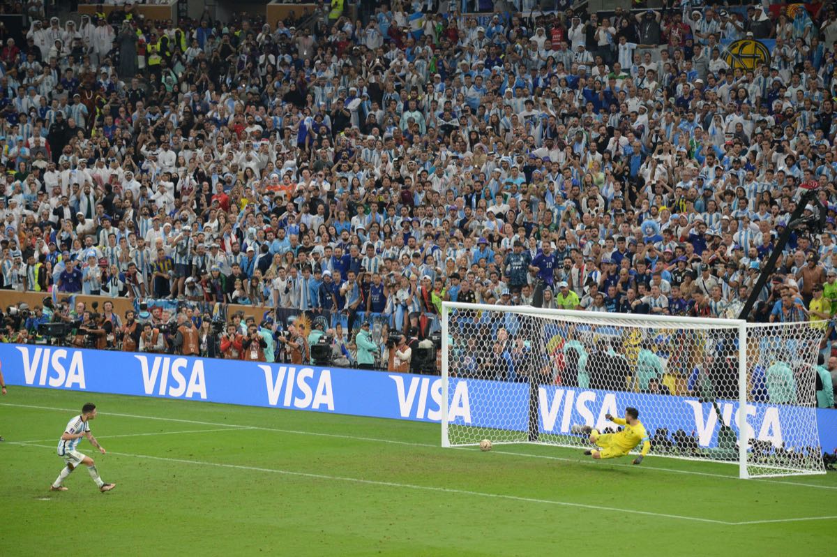 Argentina and Francia during the World Cup FIFA Qatar 2022 final match at Lusail Stadium in Al Daayen, Doha, Qatar, on December 18, 2022. (Eduardo Biscayart/ PHOTOXPHOTO)