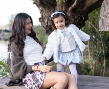 La intimidad de la China Ansa y su hija India en Tigre: entre una panza que crece y las fotos "más dulces del mundo"