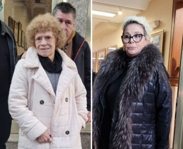 Las fotos del último adiós a René Bertrand: de la desolación de María Rosa Fugazot a la presencia de Carmen Barbieri