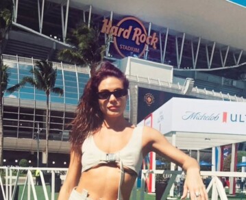 Las fotos de los audaces looks de Emilia Attias en Miami durante el Mundial de Clubes