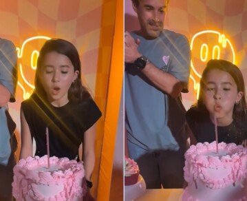 El íntimo y original cumpleaños que Nicolás Cabré le organizó a su hija Rufina antes del viaje a Turquía con La China Suárez