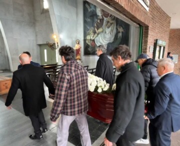 Del mensaje de sus compañeros de TN al dolor de su familia: así fue el conmovedor entierro de Mario Mactas, en fotos