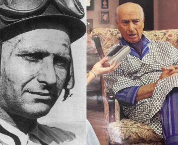 Juan Manuel Fangio en Revista Gente 1475 del 4/11/1993