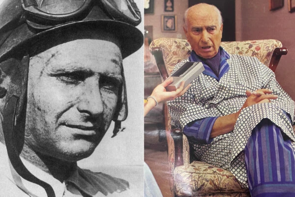Juan Manuel Fangio en Revista Gente 1475 del 4/11/1993