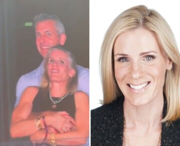 Quién es la mujer que aparece abrazada al CEO de Astronomer en el concierto de Coldplay