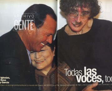 Antes de que termine "el Mes de Julio (Iglesias)", recordamos el insólito y irrepetible encuentro entre el cantante español, Charly García y la Negra Sosa