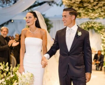 Paulo Dybala mostró el romántico y particular regalo de Oriana Sabatini en su primer aniversario de casados