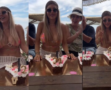 Así fue el cumpleaños de Evangelina Anderson en Venecia, disfrutando del verano en familia