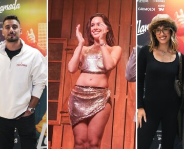 Con Nico Occhiato y Juli Poggio en la platea: en fotos, así fue el estreno de "La llamada", la obra de Flor Jazmín y Juli Castro