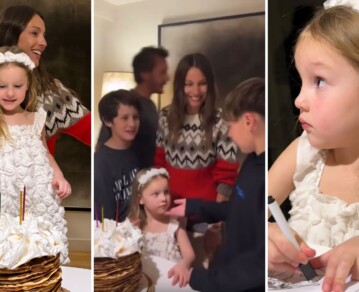 Las imágenes de Benjamín Vicuña en el cumpleaños de Anita García Moritán junto a Pampita y sus hijos