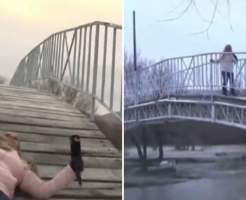 "Qué golpazo": la caída de Paula Bernini en pleno vivo que se hizo viral