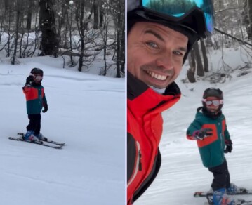 Benjamín Rojas mostró su primer viaje a solas con su hija: aventura en la nieve y pasión compartida por el esquí