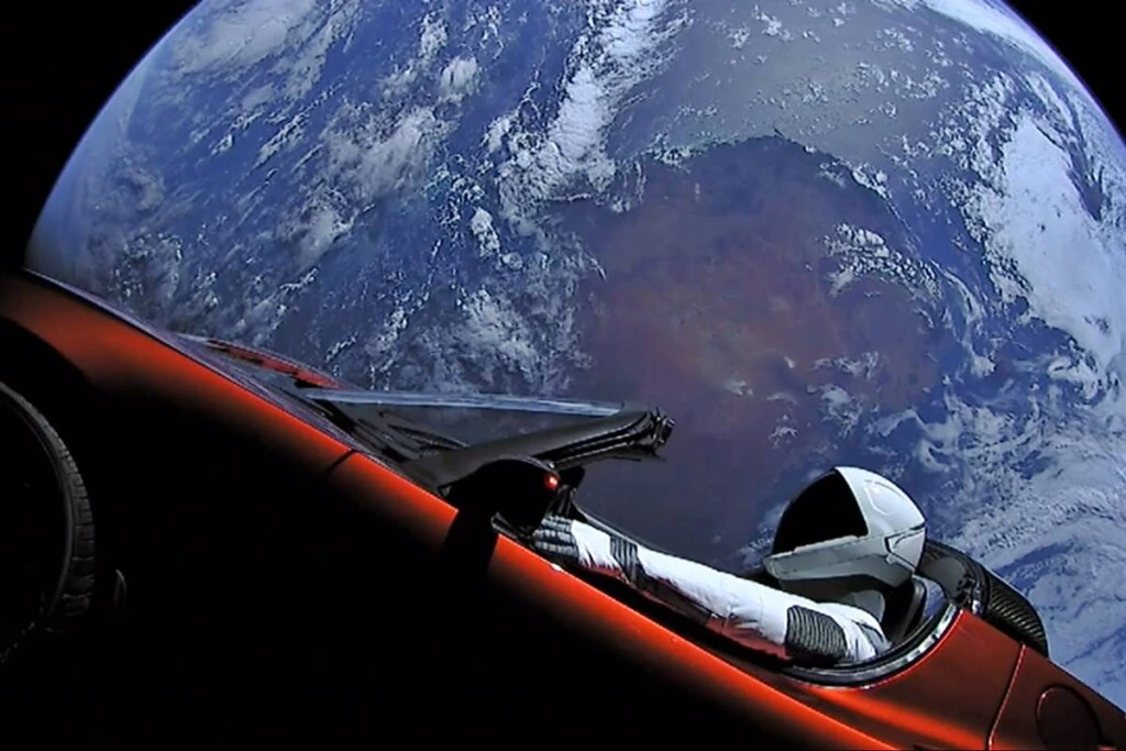 Elon Musk Tesla Roadster Starman