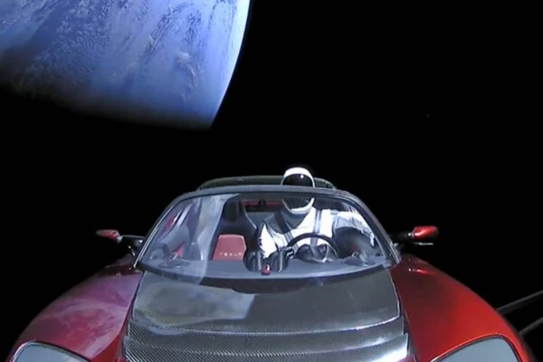 Elon Musk Tesla Roadster Starman
