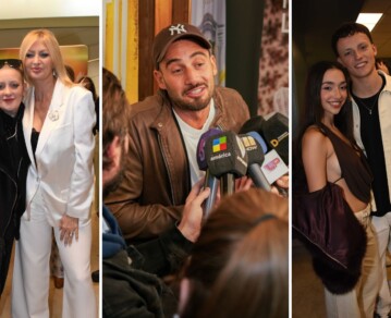 Del encuentro de Furia con Yuyito González al beso de Fausti Bo con Juli Castro: en fotos, así fue la funcion de prensa de "La llamada"