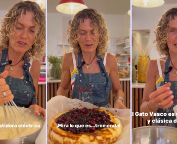 Maru Botana compartió su receta del Gato Vasco: una torta cremosa, simple y absolutamente irresistible