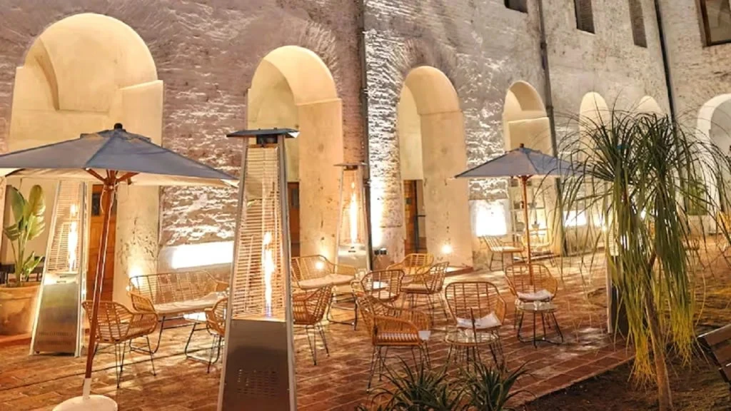 Así lucen los jardines interiores del Monasterio Santa Catalina. 