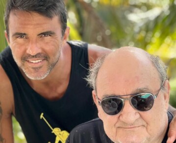 Murió el papá de Fabián Cubero y el exfutbolista viajó de urgencia a Mar del Plata