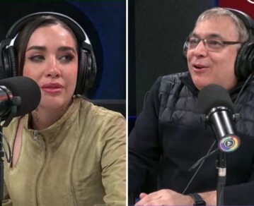 María Becerra rompió en llanto en medio de una nota y recibió un importante consejo de Gabriel Rolón: "Eso no se puede"