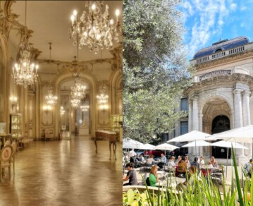 La historia del "café Belle Époque" ubicado en un palacio que un aristócrata construyó "por capricho"