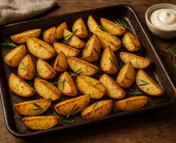 Cómo hacer papas crocantes al horno con un secreto muy simple y en pocos minutos