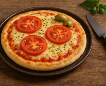 Pizza rápida con pan árabe: lista en 10 minutos