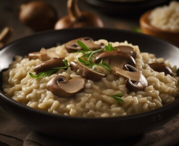 Cena gourmet en 20 minutos: cómo preparar un exquisito risotto cremoso de champiñones