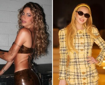 Del conjunto de vinilo de Tini Stoessel al homenaje fashionista de Lindsay Lohan con "Juego de Gemelas": los looks más destacados de la semana