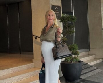 El susto de Daniela Christiansson en pleno embarazo y con Maxi López en Argentina por MasterChef Celebrity