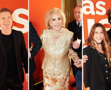 De Adrián Suar y Mirtha Legrand a Mónica Ayos: en fotos, los looks de los famosos en la función especial de "Las hijas"