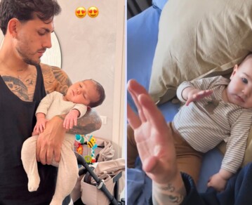El tierno video de Leo Paredes con su bebé Lautaro: “Me desmayo de amor”