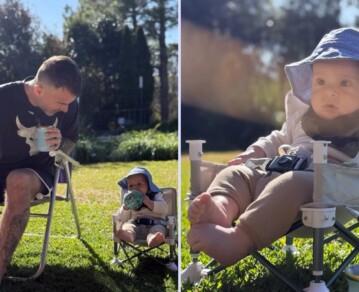 “Mis hombres”: La tierna postal familiar que compartió Sol Pérez de su esposo y su hijo