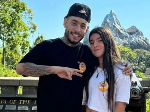 Ulises Bueno y su hija Alma