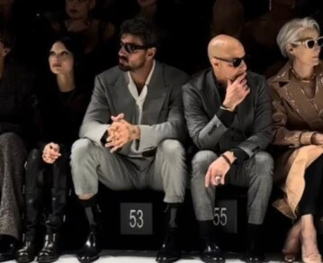 Valentina Zenere en la primera fila de Dolce & Gabbana compartiendo primera fila con Meryl Streep