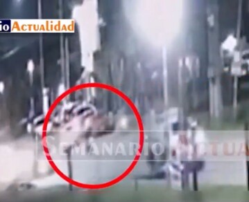 Así fue el accidente de Thiago Medina: el video que registró una cámara de seguridad