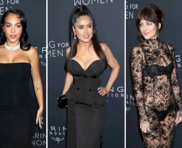 Cumbre de estrellas: de Georgina Rodríguez a Salma Hayek y Demi Moore, los mejores looks de una gala benéfica
